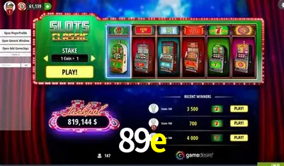 Descubra o Mundo do Cassino Online com 89e